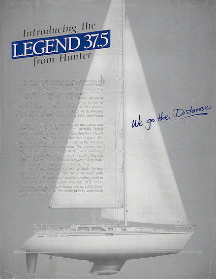 Hunter 37.5 Launch Brochure