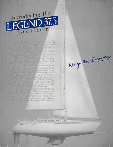 Hunter 37.5 Launch Brochure