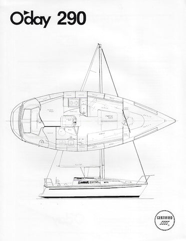 O'Day 290 Specification Brochure