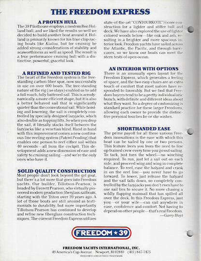 Freedom 39 Express Brochure