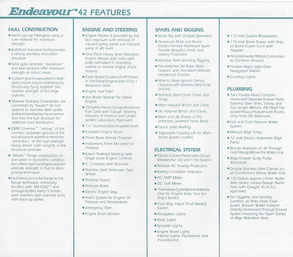 Endeavour 42 Brochure