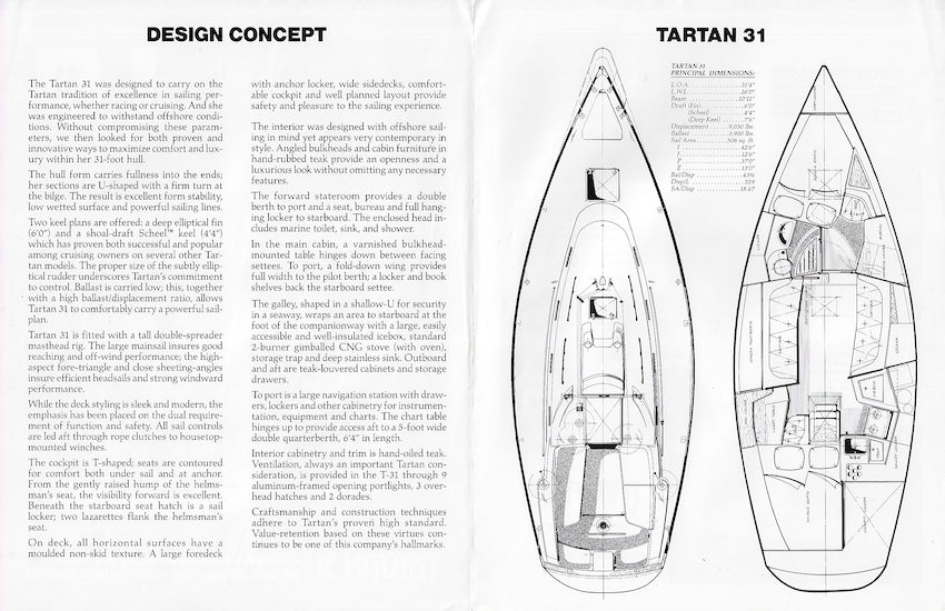 Tartan 31 Brochure