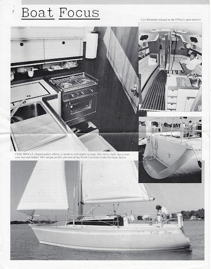 O’Day 322 Sailing Magazine Reprint Brochure