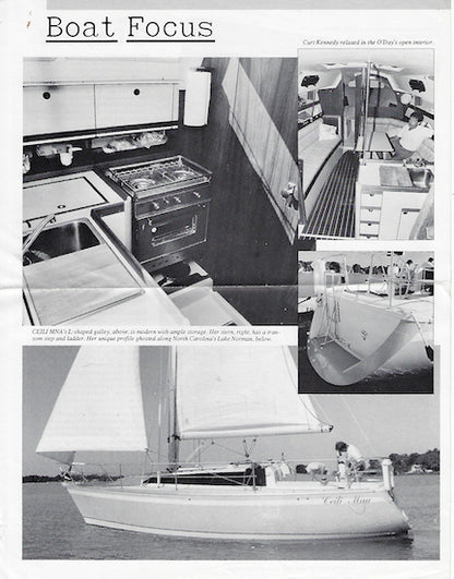 O’Day 322 Sailing Magazine Reprint Brochure