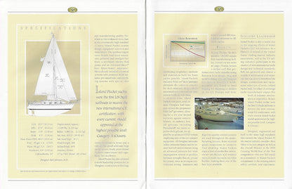 Island Packet 320 Launch Brochure