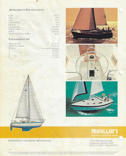 Irwin 31 Brochure