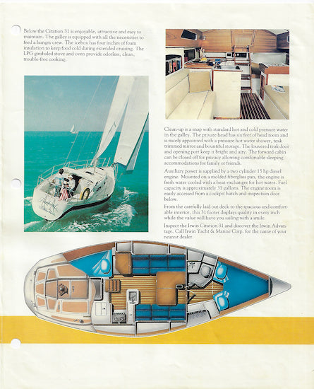Irwin 31 Brochure