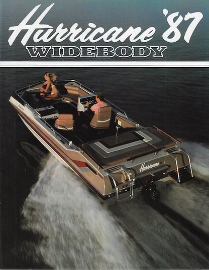 Hurricane 1987 Deck Boat Brochure