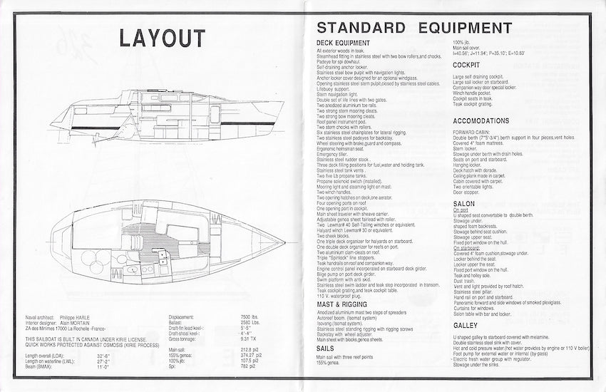 Kirié Elite 326 Specification Brochure