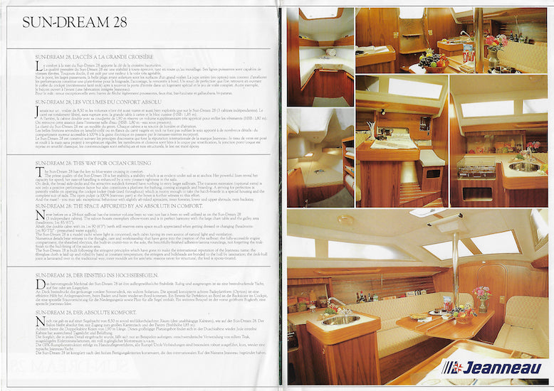 Jeanneau Sun-Dream 28 Brochure