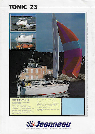 Jeanneau Tonic 23 Brochure