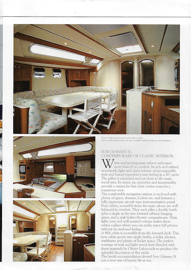 Jeanneau Sun Odyssey 51 Brochure