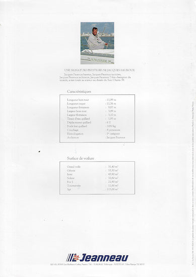 Jeanneau Sun Charm 39 Brochure
