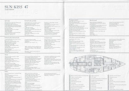 Jeanneau Sun Kiss 47 Specification Brochure