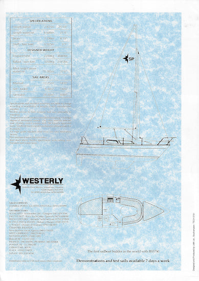 Westerly Spirit 25 Brochure