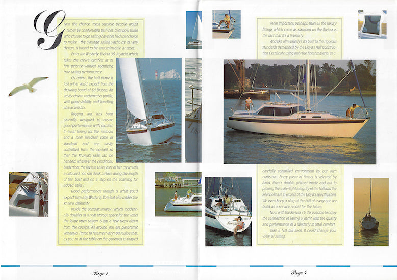 Westerly Riviera 35 Brochure