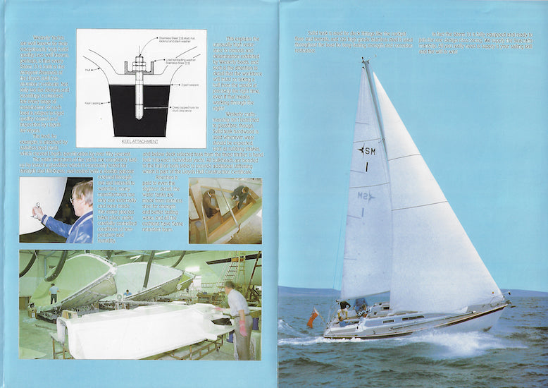 Westerly Storm 33 Brochure