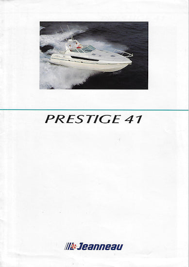 Jeanneau Prestige 41 Brochure Package