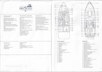 Jeanneau Prestige 41 Brochure Package