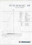 Jeanneau Sun-Magic 44 Specification Brochure