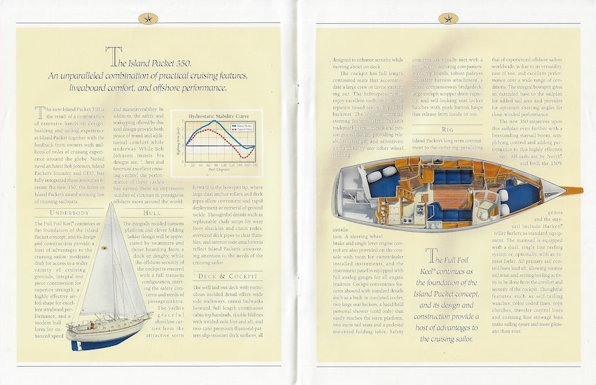 Island Packet 350 Launch Brochure
