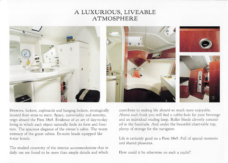 Beneteau First 38s5 Brochure