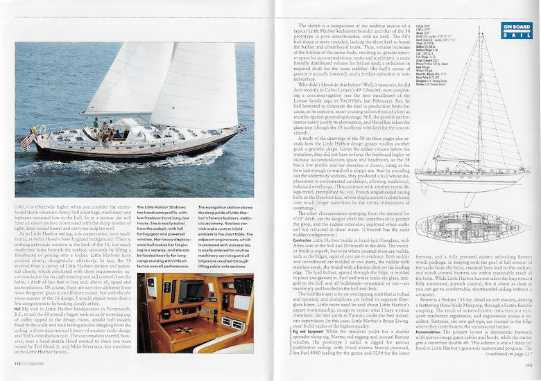 Little Harbor 58 Yachting Magazine Reprint Brochure