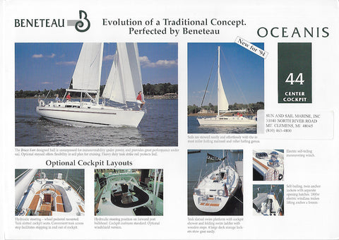 Bénéteau Oceanis 44 Center Cockpit Brochure