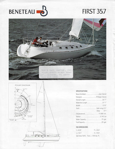 Bénéteau First 35.7 Brochure