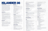 Islander 36 Specification Brochure