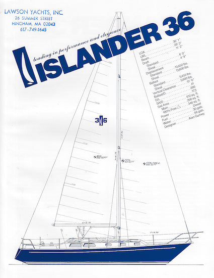 Islander 36 Specification Brochure – SailInfo I boatbrochure.com