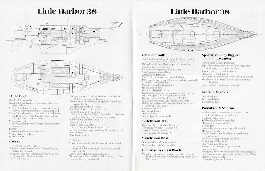Little Harbor 38 Brochure