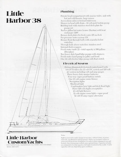 Little Harbor 38 Brochure