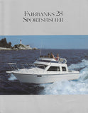 Fairbanks 28 Sportfisher Brochure