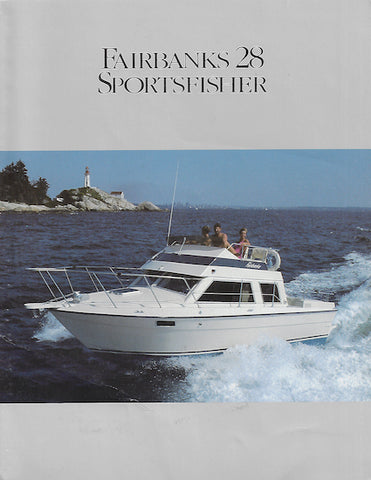 Fairbanks 28 Sportfisher Brochure