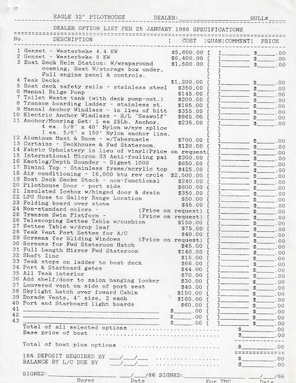 Eagle 32 Brochure Package