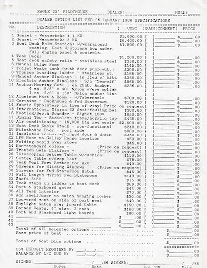 Eagle 32 Brochure Package