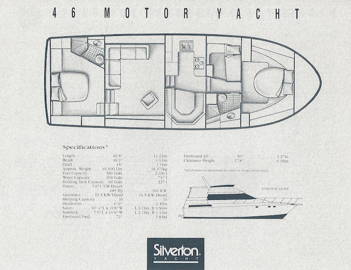 Silverton 46 Motor Yacht Brochure