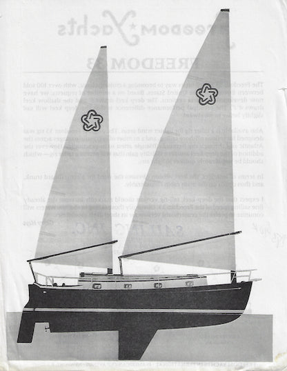Freedom 33 Specification Brochure