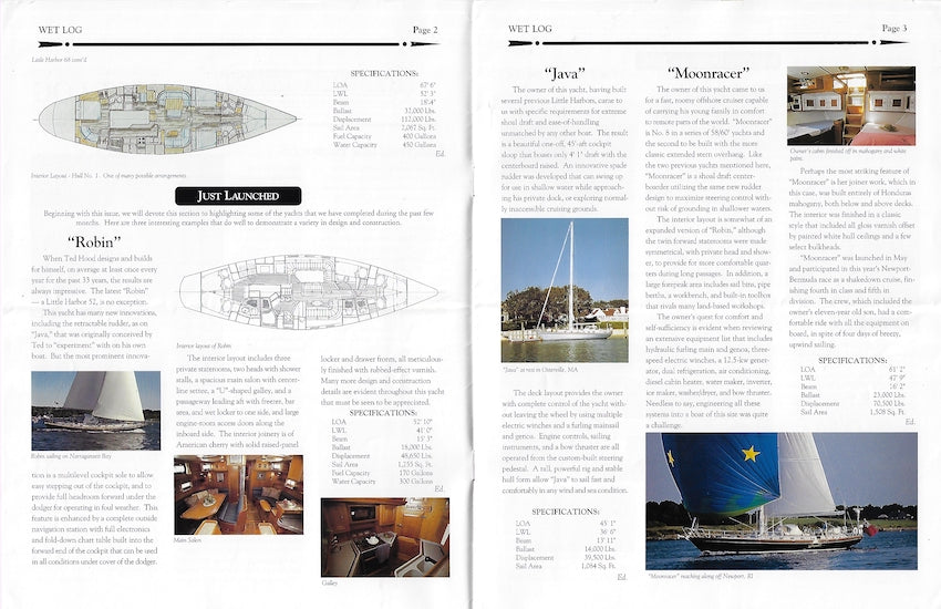 Hood / Little Harbor Wet Log Newsletter - Fall 1992