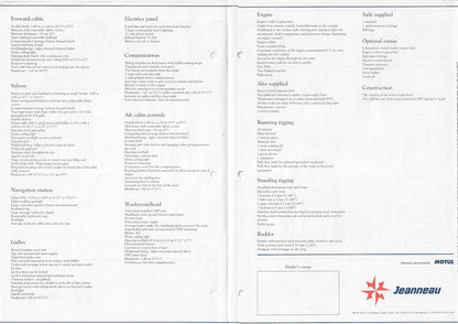Jeanneau Sun Way 28 Specification Brochure