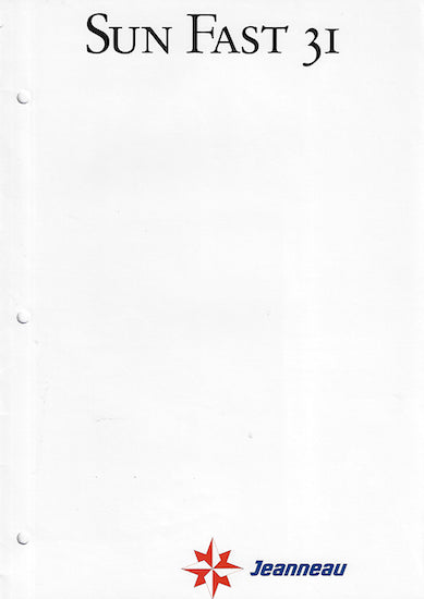 Jeanneau Sun Fast 31 Brochure