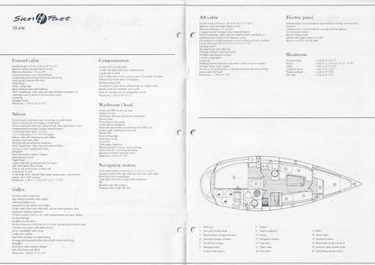 Jeanneau Sun Fast 31 Specification Brochure