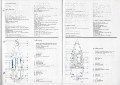Jeanneau Sun Odyssey 36 Specification Brochure