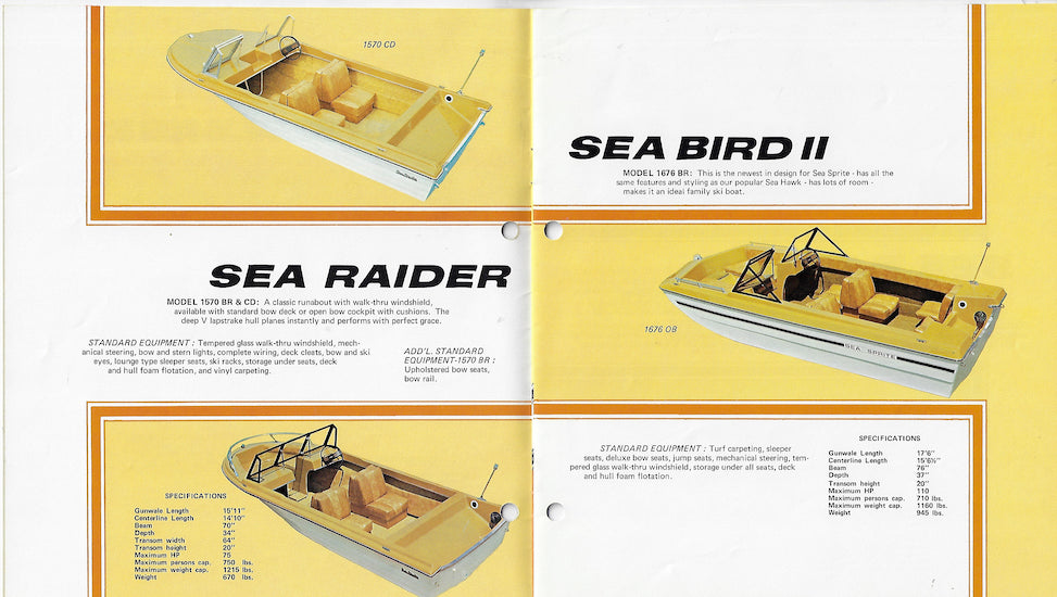 Sea Sprite 1975 Brochure – SailInfo I boatbrochure.com