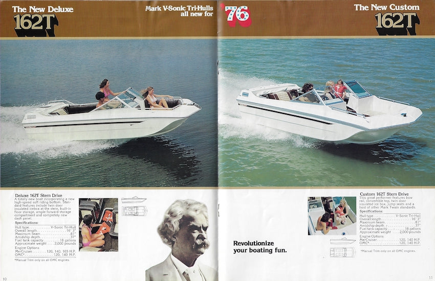 Mark Twain 1976 Brochure