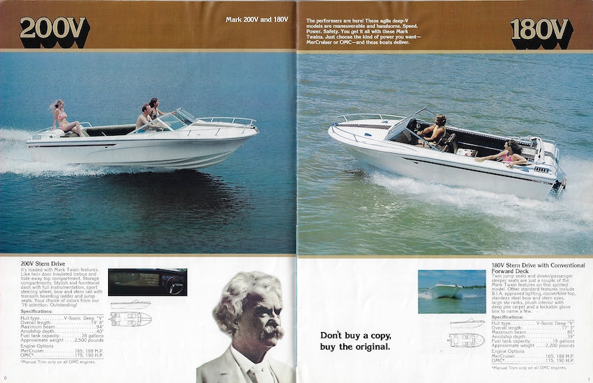 Mark Twain 1976 Brochure