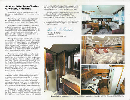 Post 46 Sport Cruiser Brochure