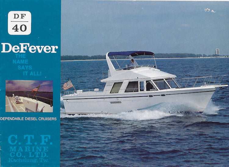 DeFever 40 Brochure – SailInfo I boatbrochure.com