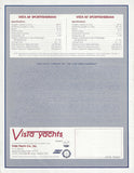Vista Sportfisherman 48 & 50 Specification Brochure